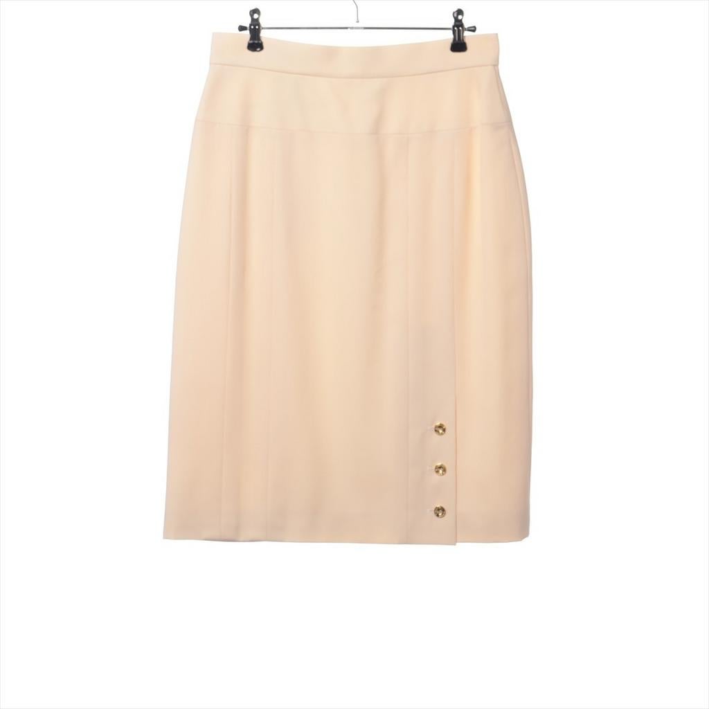 Chanel rok maat 36, Kleding | Dames, Rokken, Gedragen, Maat 36 (S), Beige, Onder de knie, Verzenden