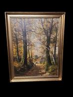 Schilderij.Gesign. MATTHYS Alberic 1877-1952, Antiek en Kunst, Ophalen of Verzenden