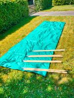 Windscherm. Strandzeil. Paravent. Groen. Merk: Beau-Fort., Ophalen, Zo goed als nieuw