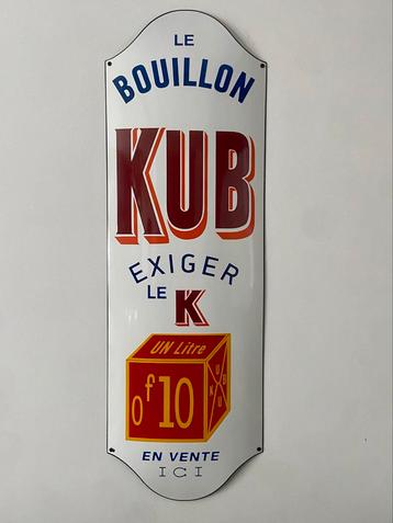 Le Bouillon Kub Exiger GROOT emaille bord beschikbaar voor biedingen