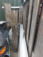 3 stukken eiken balken, Ophalen, 25 tot 50 mm, Eiken, Nieuw