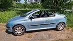 Peugeot 206 cabrio - 99700 km, Auto's, 4 zetels, Stof, Zwart, Cabriolet