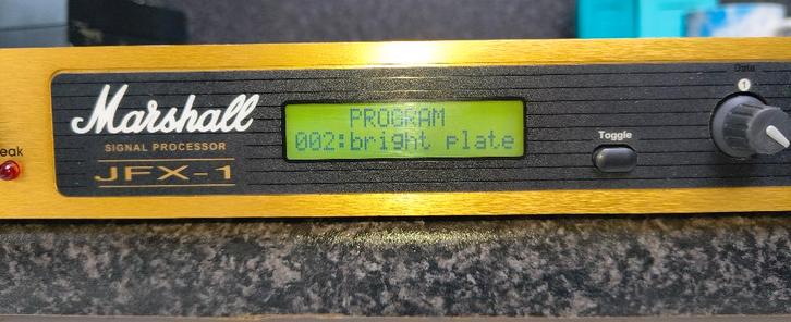 Te koop Marshall JFX-1. - 24 bit digital effect processor., Muziek en Instrumenten, Effecten, Chorus, Delay of Echo, Reverb, Multi-effect