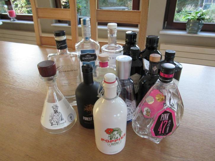 gin flessen-lege ginflessen-per stuk-verzamelen, Verzamelen, Merken en Reclamevoorwerpen, Ophalen of Verzenden