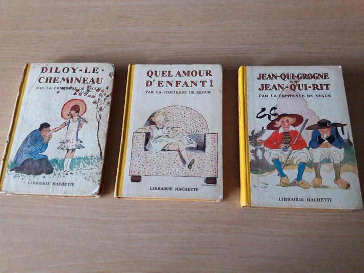 anciens livres de la Comtesse de Ségur, Antiquités & Art, Antiquités | Livres & Manuscrits, Enlèvement ou Envoi
