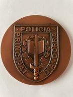 Medaille "Policia D’ANDORRA" Principat (brons), Ophalen of Verzenden, Brons