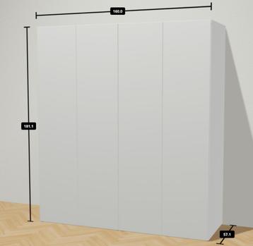 Kledingkast met 4 deuren beschikbaar voor biedingen