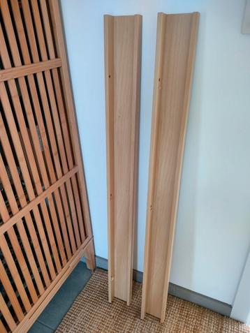 Schilderijplanken hout 115 cm prijs is voor de twee stuks  beschikbaar voor biedingen