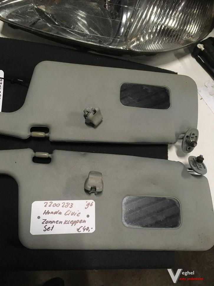 Honda Civic 1.4 1996 Zonnenkleppen set, Auto-onderdelen, Interieur en Bekleding, Gebruikt, Ophalen of Verzenden