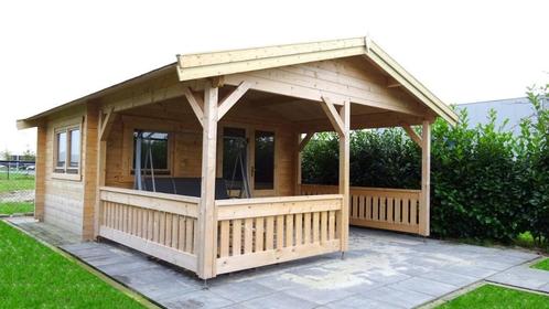 Nieuw tuinhuis/chalet 4x3+3 te koop, Hobby en Vrije tijd, Overige Hobby en Vrije tijd, Nieuw, Verzenden