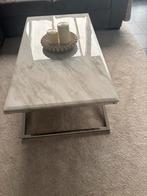 Marmer zilver Salon tafel + Eet tafel, Huis en Inrichting, Ophalen