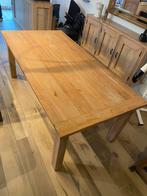 Zware teak tafel, Huis en Inrichting, Ophalen, Zo goed als nieuw