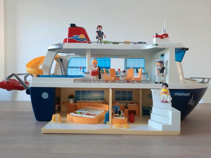 Playmobil 6978 - family fun cruiseschip, Kinderen en Baby's, Speelgoed | Playmobil, Zo goed als nieuw, Complete set, Ophalen of Verzenden