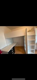 Lit mezzanine avec bureau tiroirs et armoire 900x200cm, Maison & Meubles, Chambre à coucher | Lits superposés & Lits mezzanines