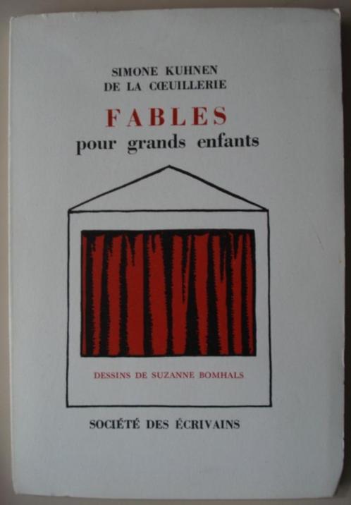 7. Simone Kuhnen de la Cœuillerie Fables pour grands enfants, Boeken, Gedichten en Poëzie, Zo goed als nieuw, Eén auteur, Verzenden