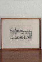 Ets Antwerpen - Dries van den Broeck, Antiek en Kunst, Kunst | Etsen en Gravures, Ophalen of Verzenden