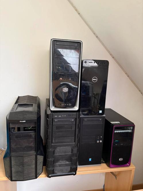 Zolder opruiming pc kasten en onderdelen, Computers en Software, Computerbehuizingen, Gebruikt, Ophalen