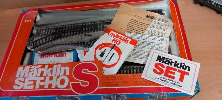 Boîte Märklin et 2 sets de train, Hobby & Loisirs créatifs, Trains miniatures | HO, Utilisé, Autres types, Märklin, Enlèvement