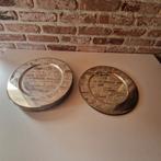 6 zilveren onderborden, Antiek en Kunst, Ophalen