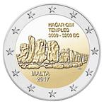 2 euros Malte 2017 'Hagar Qim', 2 euros, Malte, Enlèvement ou Envoi, Monnaie en vrac