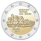 2 euro Malta 2017 'Hagar Qim', Ophalen of Verzenden, Malta, 2 euro, Losse munt