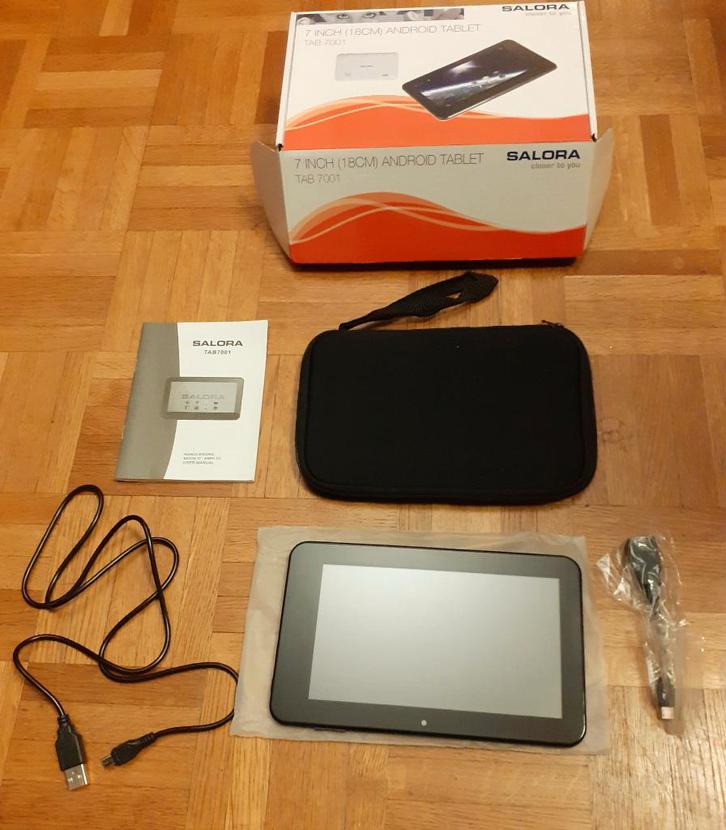 SALORA TAB7001 7-inch Android-tablet, Computers en Software, Android Tablets, Nieuw, Wi-Fi, 7 inch of minder, 32 GB, Usb-aansluiting