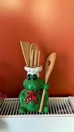 Kikker in steen met houten kookgerei, Enlèvement ou Envoi