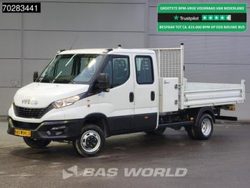 Iveco Daily 35C16 3.0L Open Laadbak Dubbel Cabine met Kist 3 beschikbaar voor biedingen