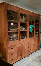 Massieve wandkast, Ophalen, Zo goed als nieuw, Teakhout