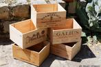 Lot de caisses à vin (détail prix voir description), Maison & Meubles, Enlèvement