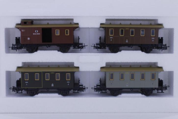 Marklin 4035 HO Set Pruisische reizigersrijtuigen, Hobby en Vrije tijd, Modeltreinen | H0, Zo goed als nieuw, Wagon, Wisselstroom