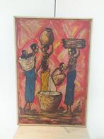 Afrikaanse schilderijen, Ophalen