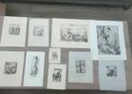 10 etsen van Gustaaf De Bruyne, Antiek en Kunst, Kunst | Etsen en Gravures, Ophalen