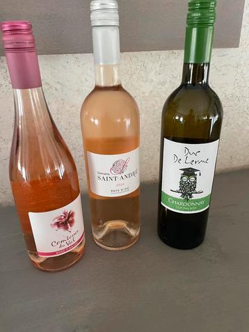 3 flessen wijn voor 10€ beschikbaar voor biedingen