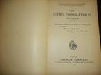 1917 Front de l’Yser LES CARTES TOPOGRAPHIQUES BELGES ABBL, Verzamelen, Ophalen of Verzenden