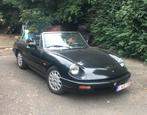 Alfa Romeo Spider 1992, Auto's, Alfa Romeo, Zwart, Zwart, Leder, Particulier