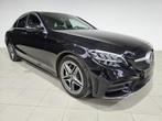 Mercedes C180 9G Tronic AMG PACK, Auto's, 4 cilinders, Zwart, Leder, Bedrijf