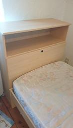Tete de lit coffre et lit 90x200, Ophalen, Gebruikt