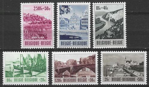 Belgie 1953 - Yvert 918-923 - Toerisme in Belgie (PF), Timbres & Monnaies, Timbres | Europe | Belgique, Non oblitéré, Envoi