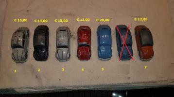 Dinky Toys 181 VW kever Ovaal Diverse wagentjes 1:43 beschikbaar voor biedingen