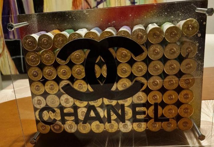 Dine Chanima.   "BULLETS  Work" 1/1, Antiek en Kunst, Kunst | Schilderijen | Modern, Ophalen of Verzenden