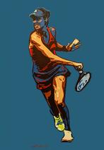 "Zijne Majesteit - TENNIS !!! ..." Schilderij, Antiek en Kunst, Kunst | Schilderijen | Modern, Verzenden