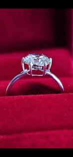 2,05 ct Lab-Grown Diamant Solitair Ring, hrd ant certificaat, Wit, Nieuw, Ophalen of Verzenden, Met edelsteen