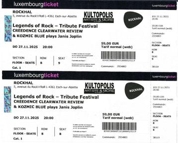 Tickets Concert Creedence Clearwater Rewiew beschikbaar voor biedingen
