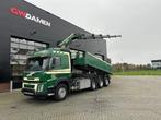 Volvo FMX 500 8x4 Tridem Kipper /Kraan Euro 6, Autos, Cruise Control, Achat, Euro 6, Diesel
