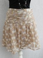 Prachtige zijden rok S, Kleding | Dames, Beige, Kookai, Ophalen of Verzenden, Zo goed als nieuw