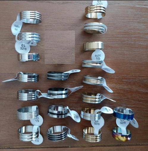 Ringen maat 19, Handtassen en Accessoires, Ringen, Nieuw, Dame of Heer, Overige kleuren, Overige materialen, Verzenden