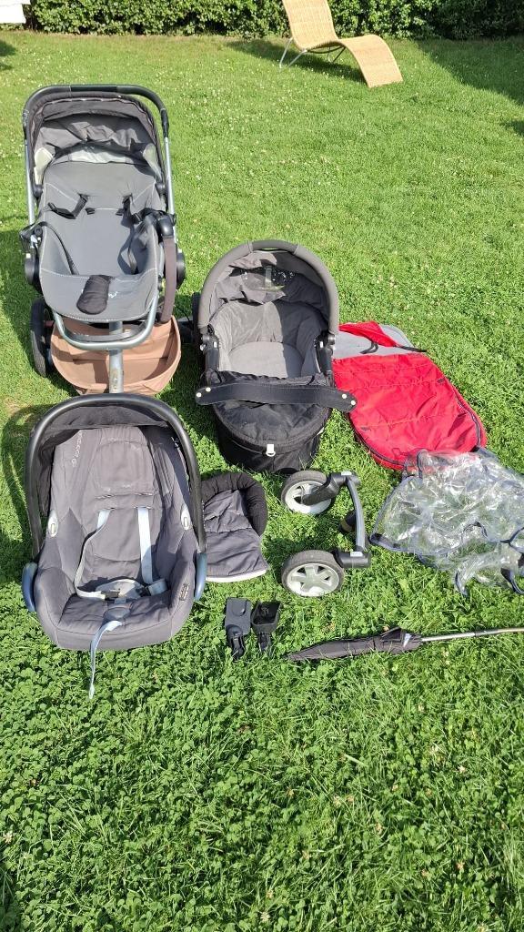 Quinny buzz 3 in 1 complete set combiwagen koets, maxi cosy, Kinderen en Baby's, Kinderwagens en Combinaties, Gebruikt, Combiwagen