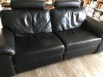 Dubbele lederen relaxzetel, Ophalen, Gebruikt, Minder dan 75 cm, Driepersoons