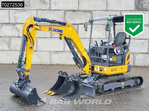 XCMG XE27 E Kubota Motor - Minigraver - CW - 3 Bakken, Zakelijke goederen, Machines en Bouw | Kranen en Graafmachines, Graafmachine